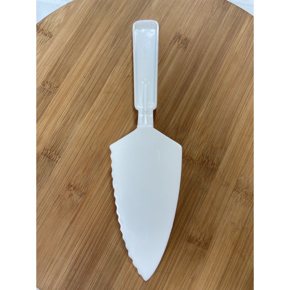 Disney Vintage Mickey Mouse Pie Server Spatula Plastic Melamine White Birthday - Picture 4 of 14